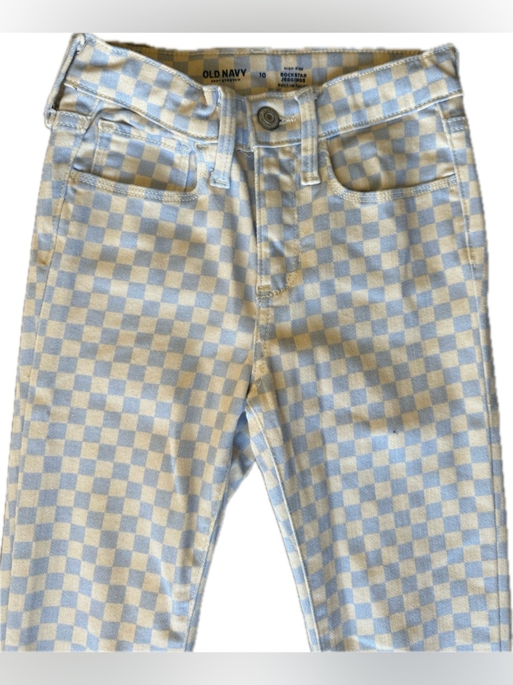 Old Navy Printed High-Waisted Rockstar 360 Stretch Jeggings - Picture 3 of 6